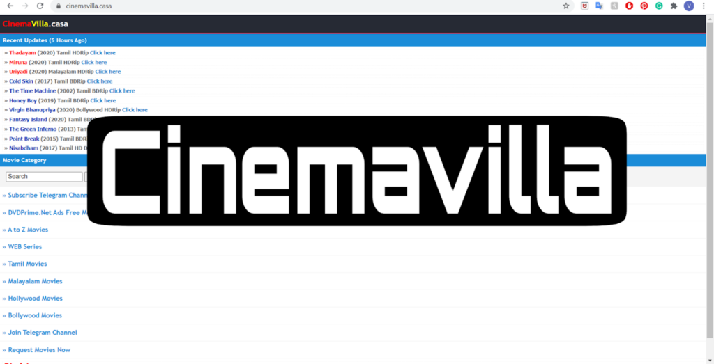 cinemavilla movies download